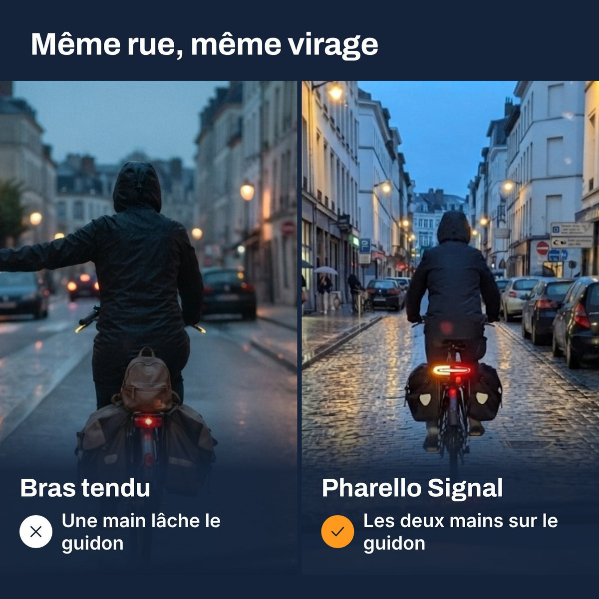 Pharello Signal – Clignotants vélo sans fil
