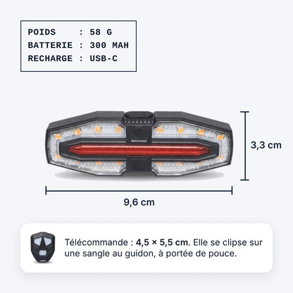 Pharello Signal – Clignotants vélo sans fil