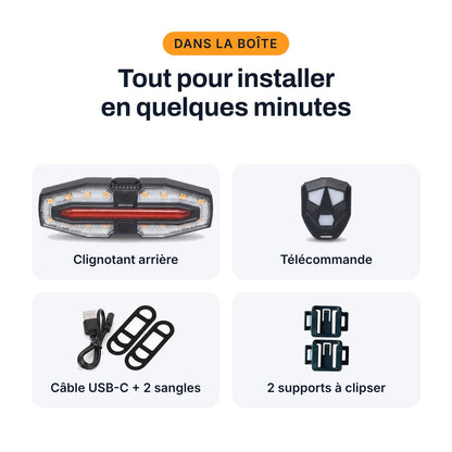 Pharello Signal – Clignotants vélo sans fil
